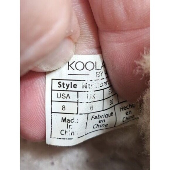 Ugg Boots Womens Sz 8 Koolaburra Brown Suede Shearling Classic Tall F16019E - Picture 11 of 11